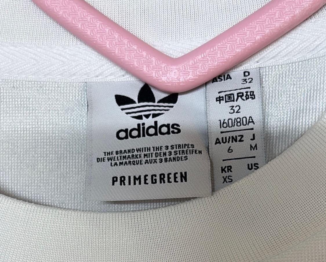 빈티지 아디다스 삼선 화이트 반팔 원피스 상품이미지8