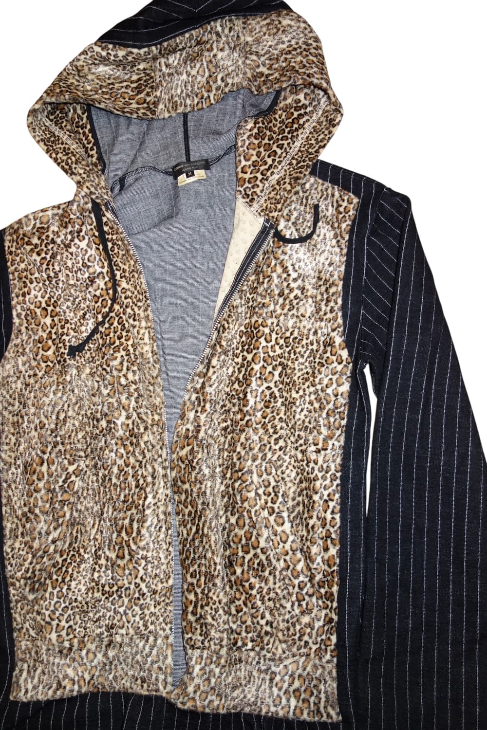 꼼데가르송 옴므 플러프 레오파드 후드집업 상품이미지5