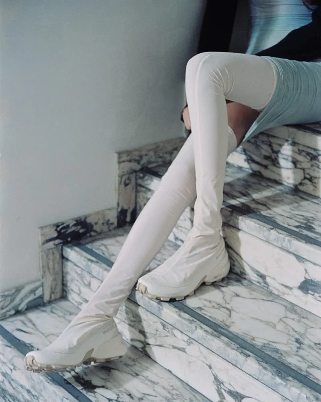 (W)MM6 마르지엘라 X 살로몬 크로스 웨이더 니삭스 부츠 바닐라 크림 상품이미지7