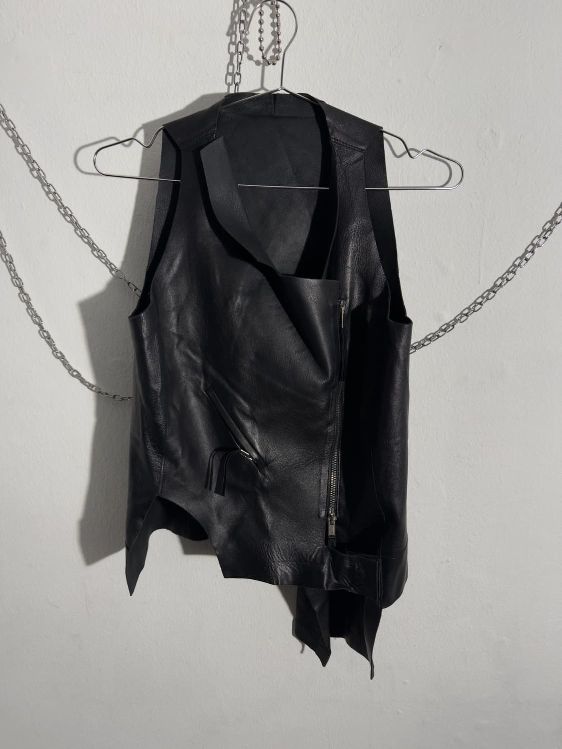 코스튬내셔널 13SS 오리가미 레더 레이어 베스트 상품이미지3