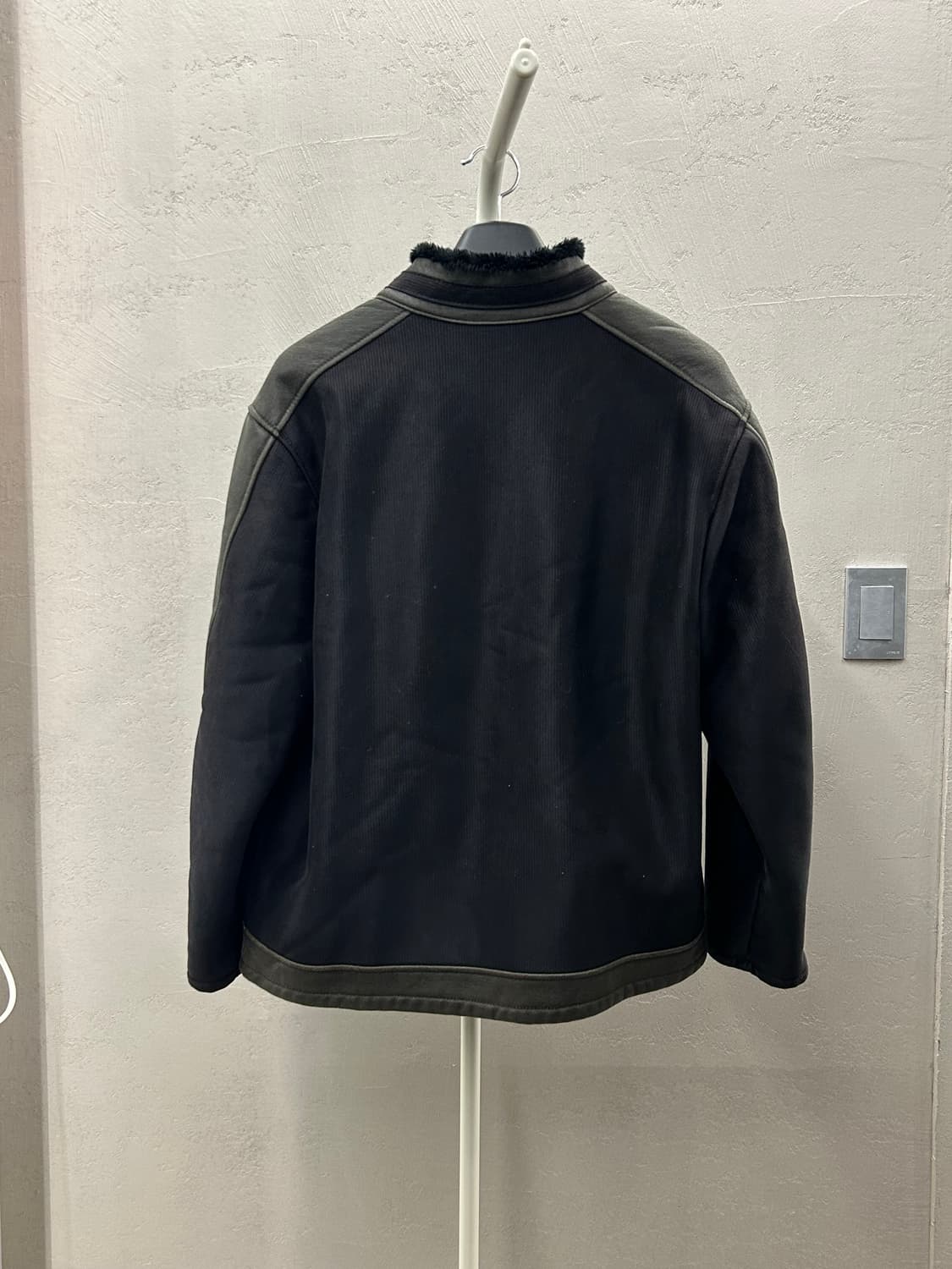 NOBLGEN 가죽 배색 자켓 상품이미지3