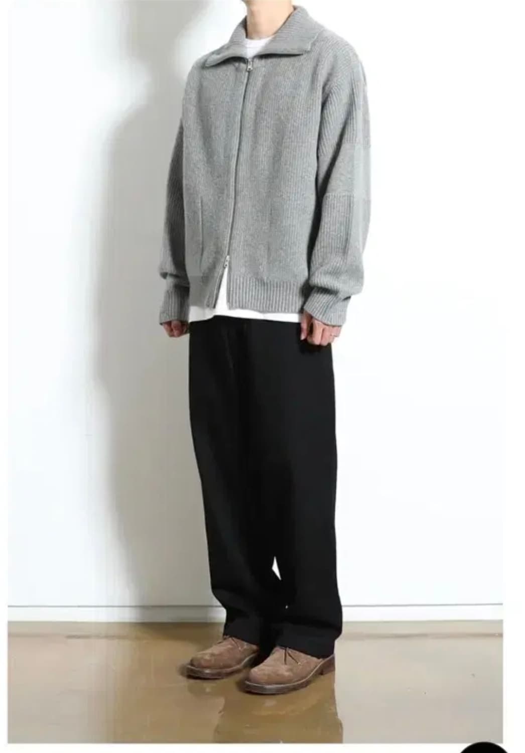 홀리선 풀집업니트 가디건 L 상품이미지1