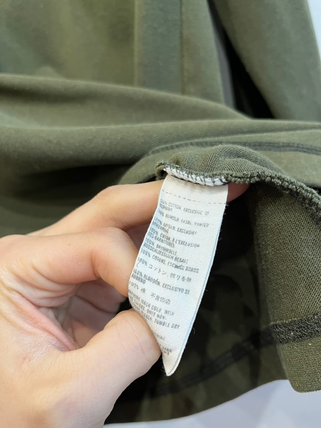 아베크롬비 아플리케 카키 롱슬리브  상품이미지5