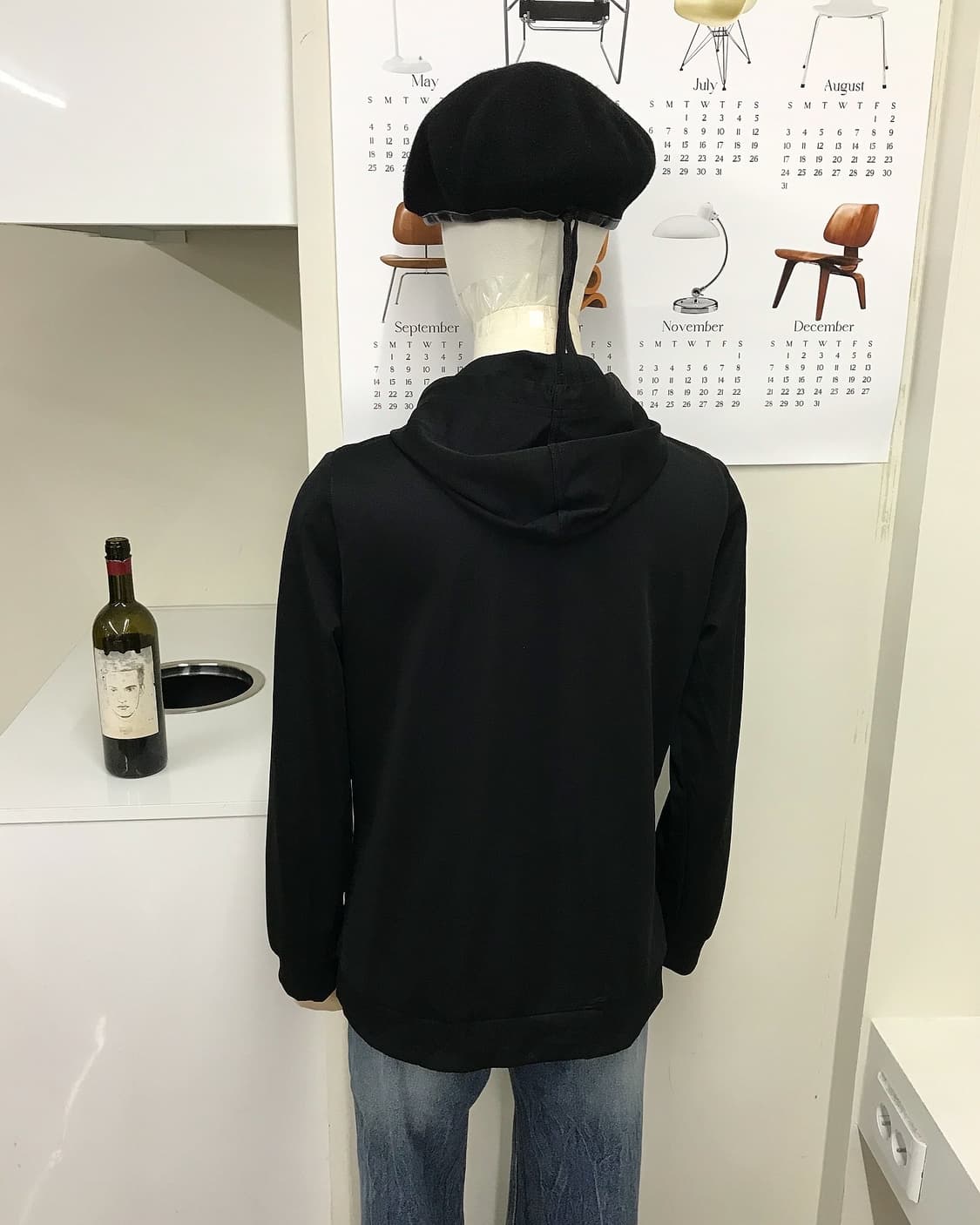 꾸레쥬 로고 후드 집업 상품이미지10