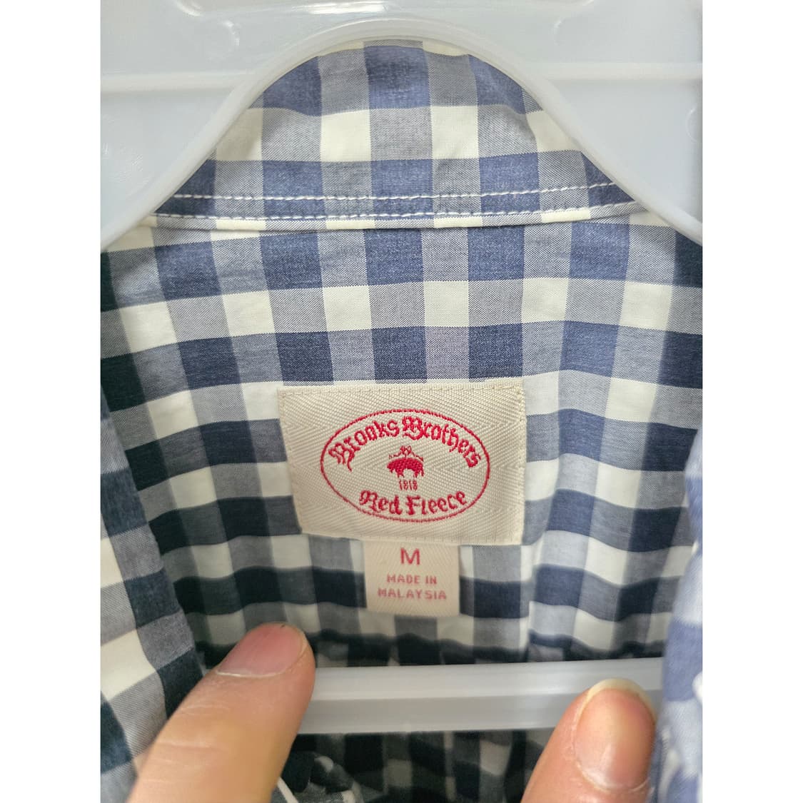 택포) 브룩스브라더스 Red Fleece 체크 셔츠 L 상품이미지2