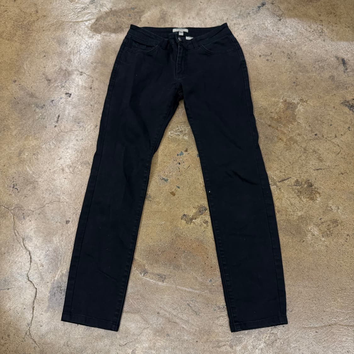 [정품/uk8] 버버리 블랙 면팬츠 b10 상품이미지2