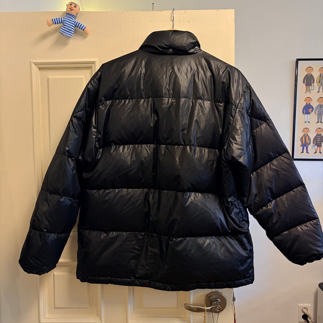 밴 유광 패딩자켓 상품이미지3