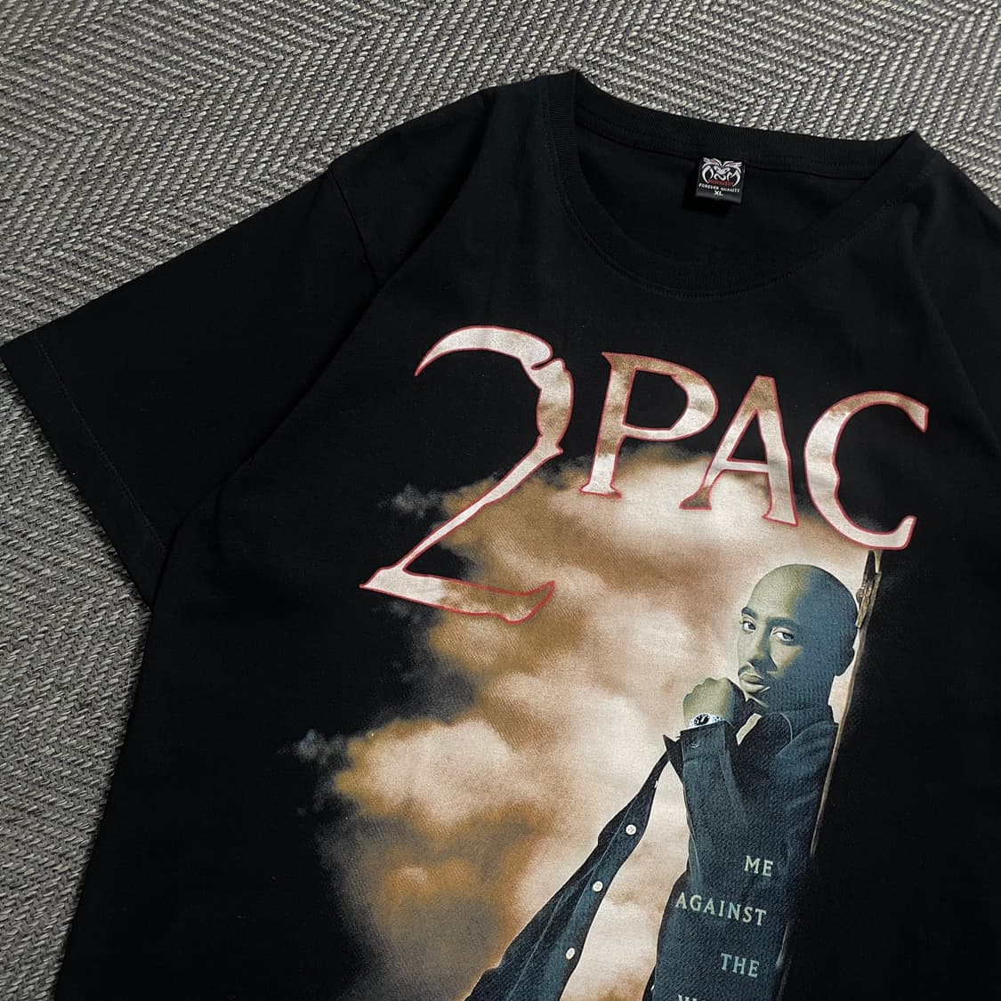 빈티지 투팍 힙합 프린팅 티셔츠o 4679 상품이미지3