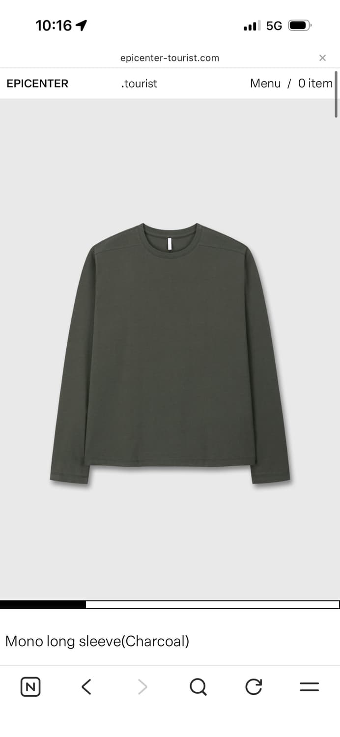 에피센트 투어리스트 롱슬리브 L 상품이미지1