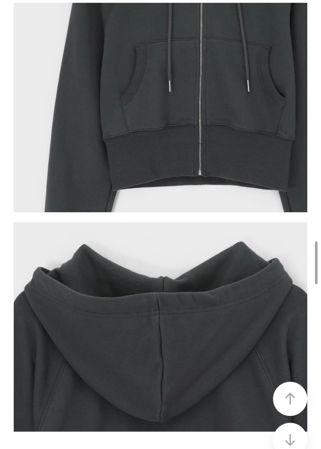 블랙업 코닉 나그랑 후드집업 블랙 (MADE) 상품이미지8