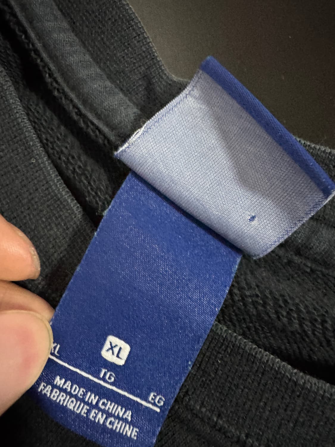 나이키 기본 스우시 블랙 스웻 맨투맨 XL 상품이미지3