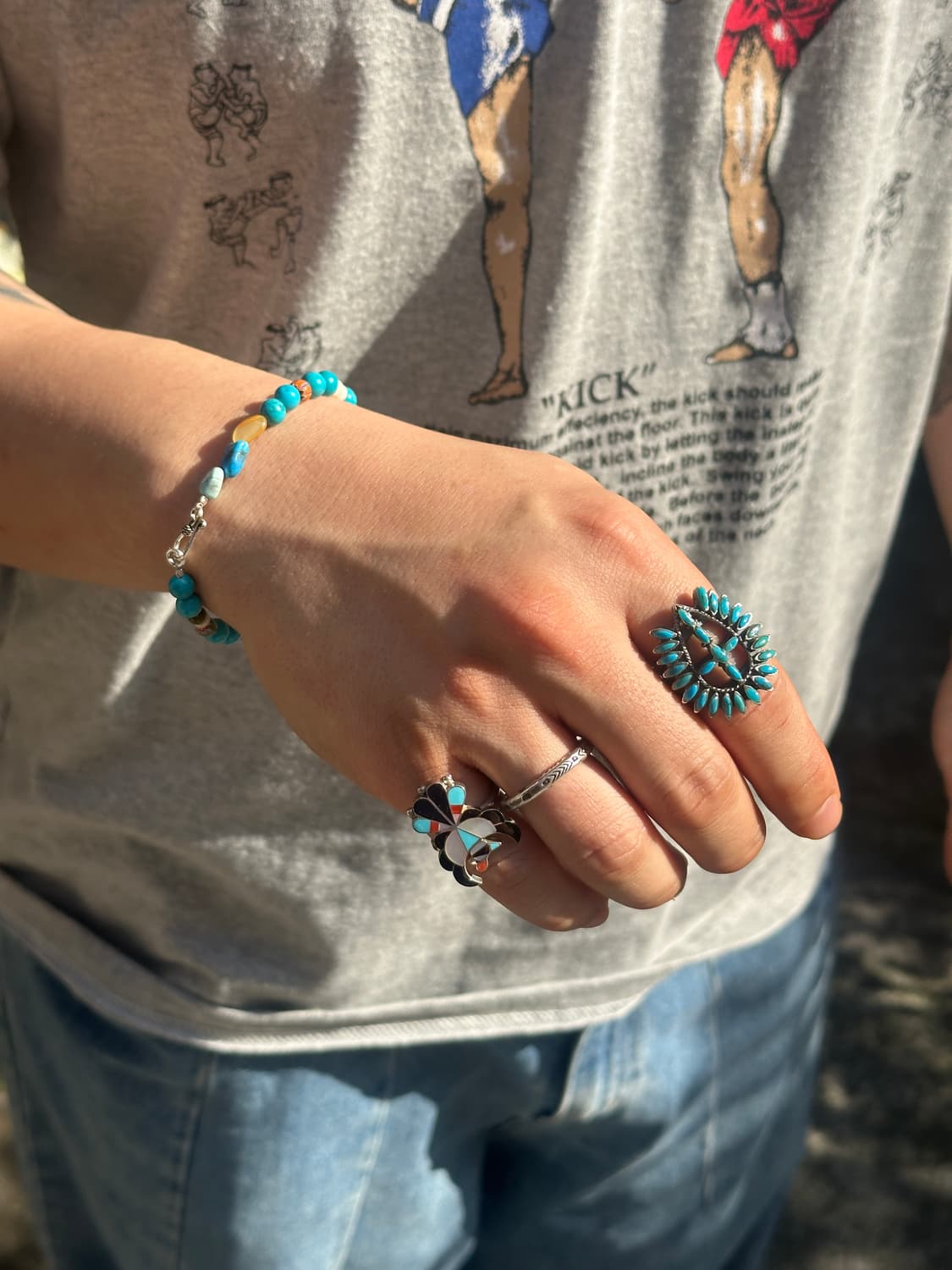 Blue Turquoise Marquise Cluster Teardrop 상품이미지6