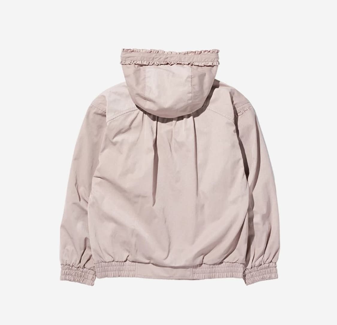 미스치프 보넷 후드 자켓 핑크 베이지 상품이미지2