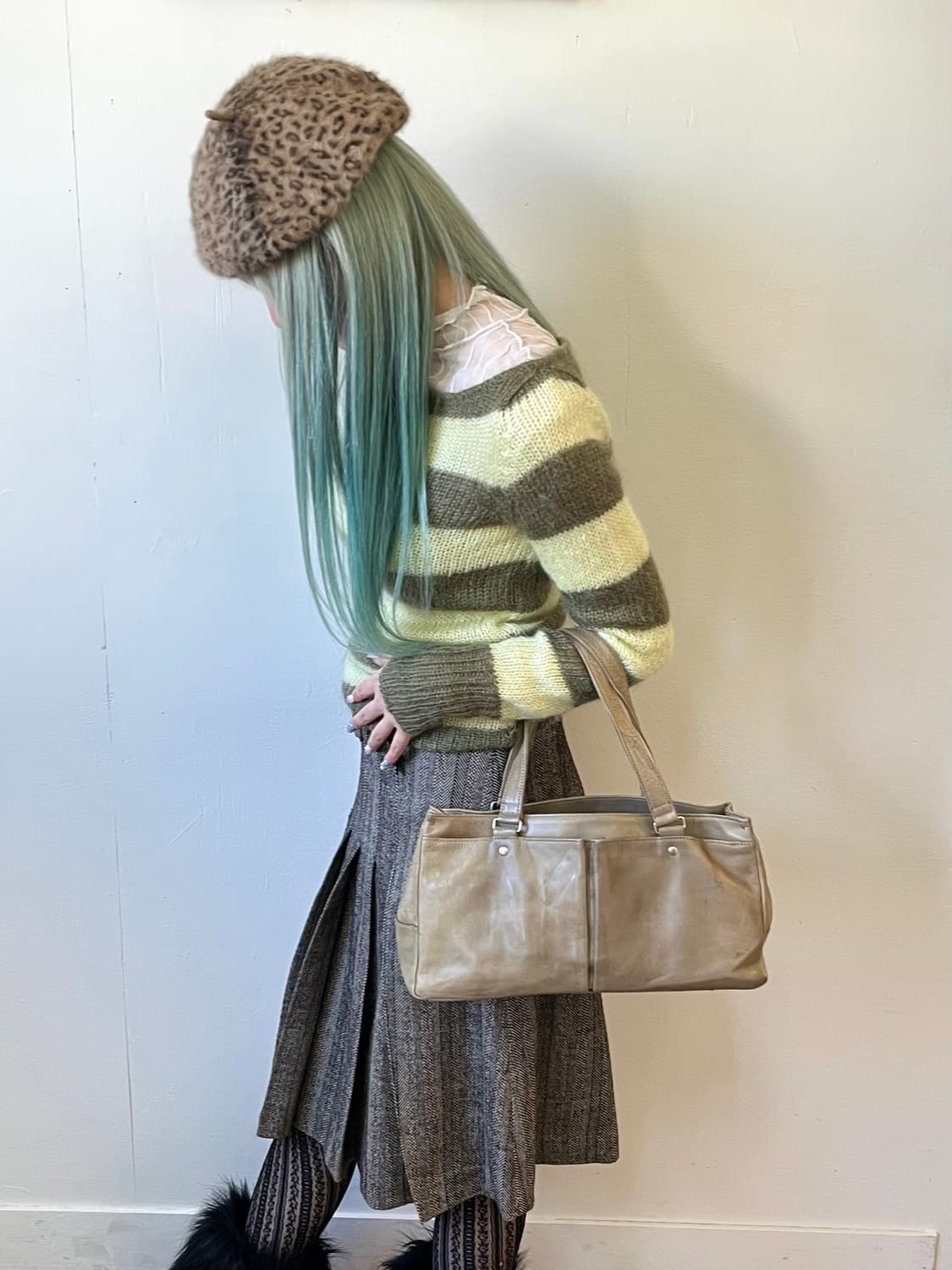 axes femme 앙고라 베레모 상품이미지4