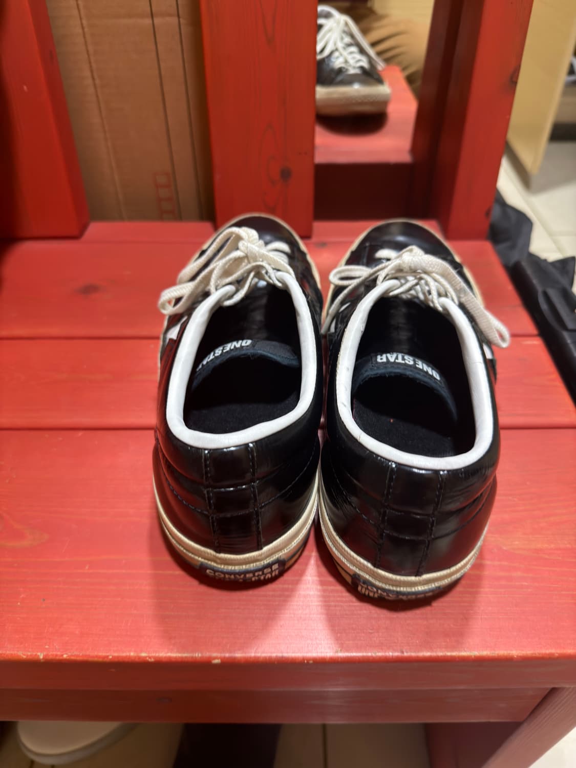 급처 컨버스 원스타 로우 한별 블랙 275 상품이미지3