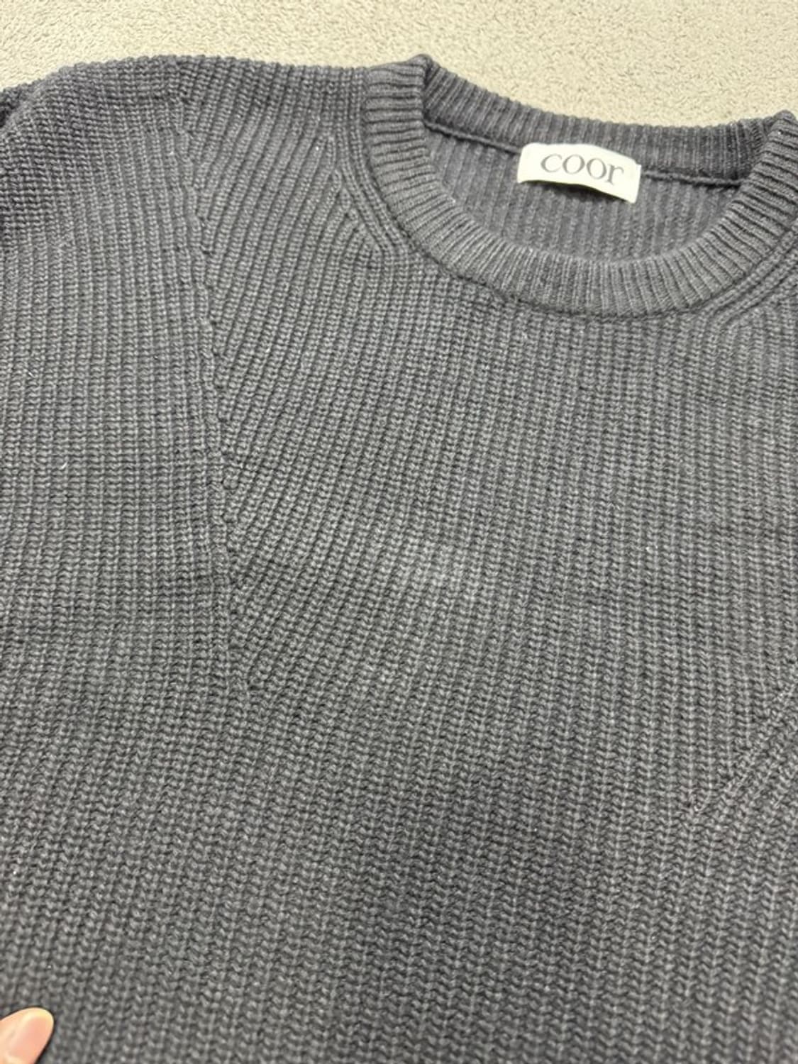 쿠어 와플 니트 L 상품이미지5