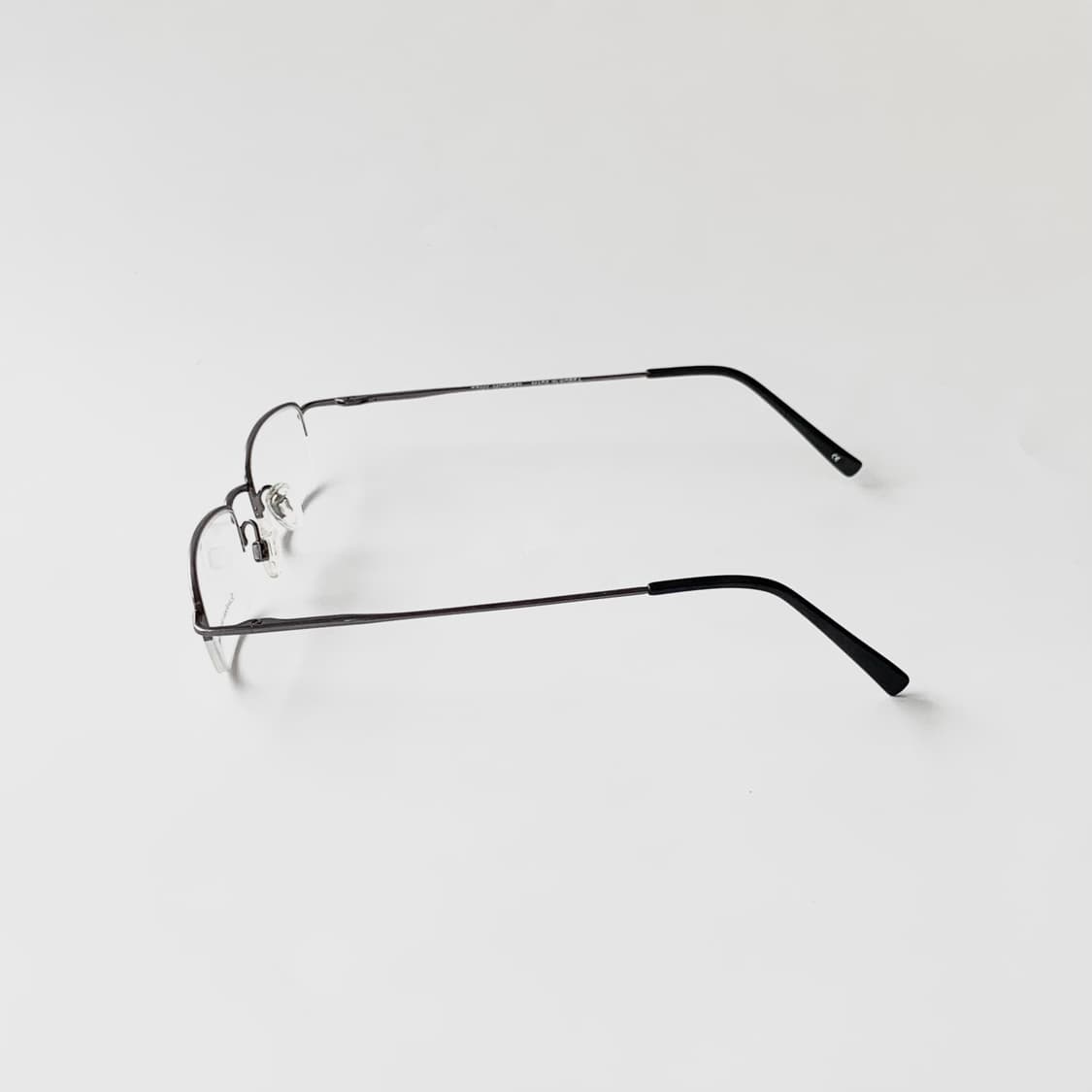887 건메탈 데드스탁 빈티지안경 반무테 초경량 미니멀 클래식 픽키 상품이미지4
