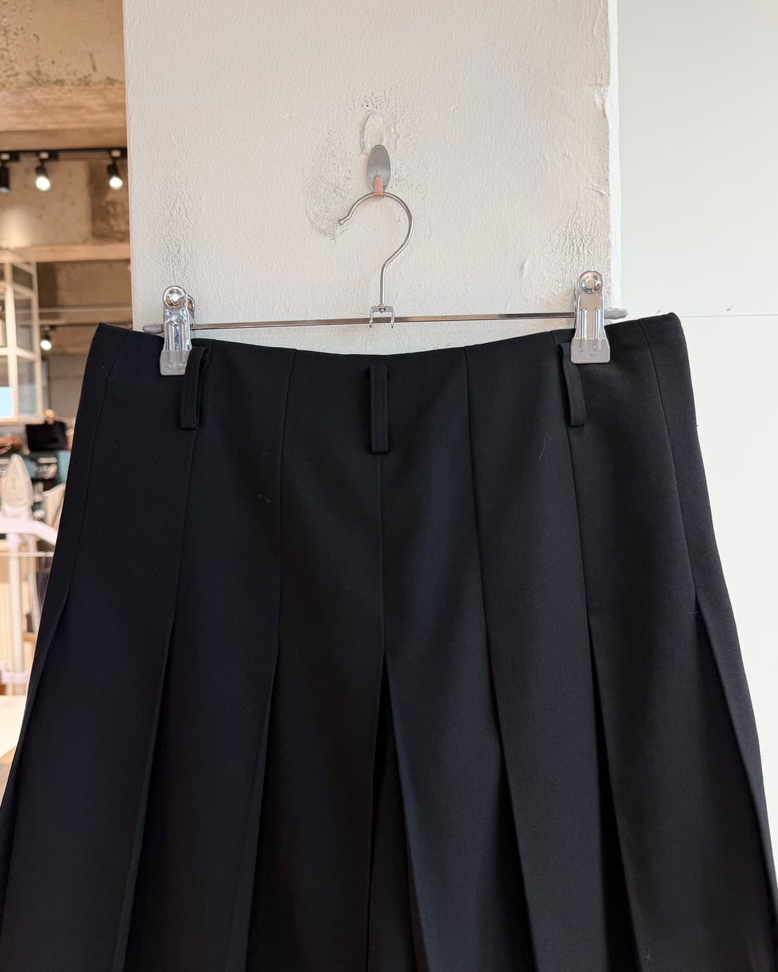 꼼데가르송 블랙 플리츠 스커트 팬츠  상품이미지3