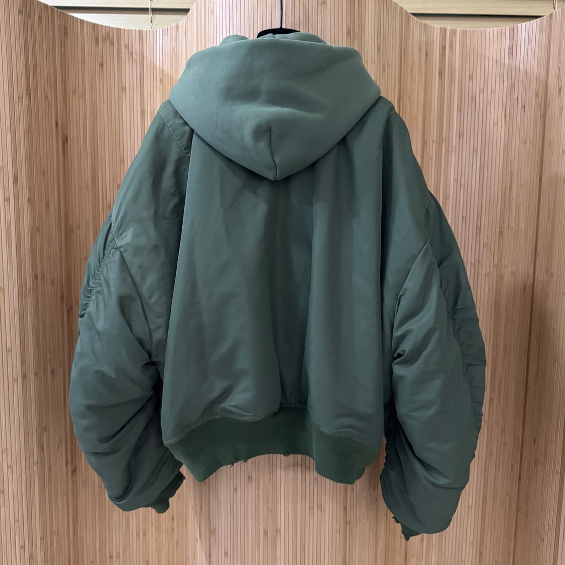 발렌시아가 봄버 자켓 카키 [S] 상품이미지6