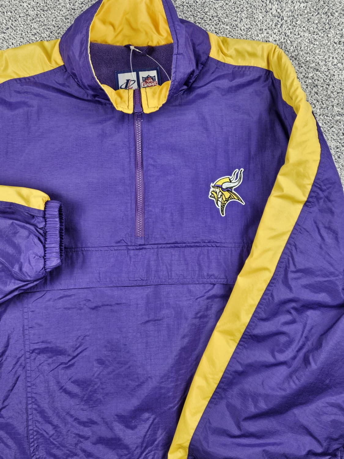 NFL 미네소타바이킹스 로고에슬레틱 하프집업 자켓 (2XL)/ 10171 상품이미지6