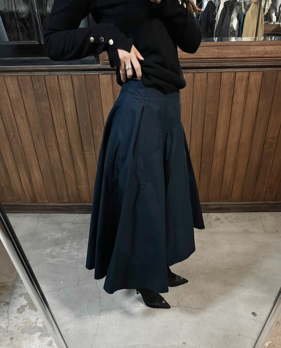 BOTTEGA VENETA 22aw cotton flare skirt 상품이미지2