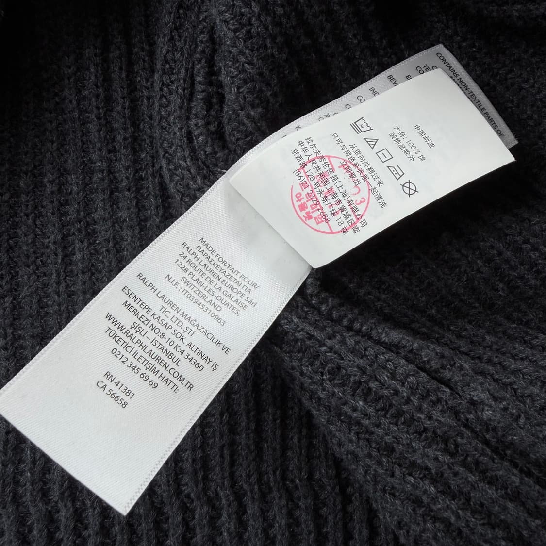 폴로 랄프로렌 헤비코튼 숄카라 가디건 상품이미지6