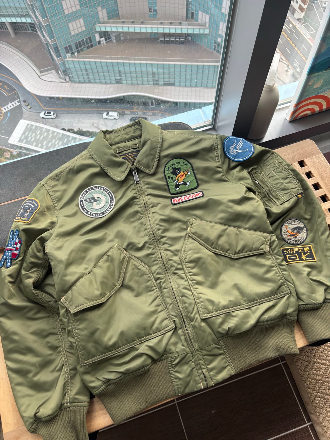 데우스 플라이트 항공자켓 L 상품이미지1