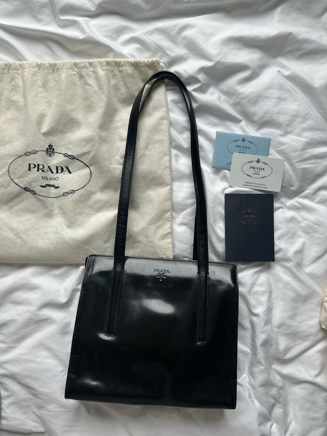 프라다 블랙 숄더백 상품이미지8