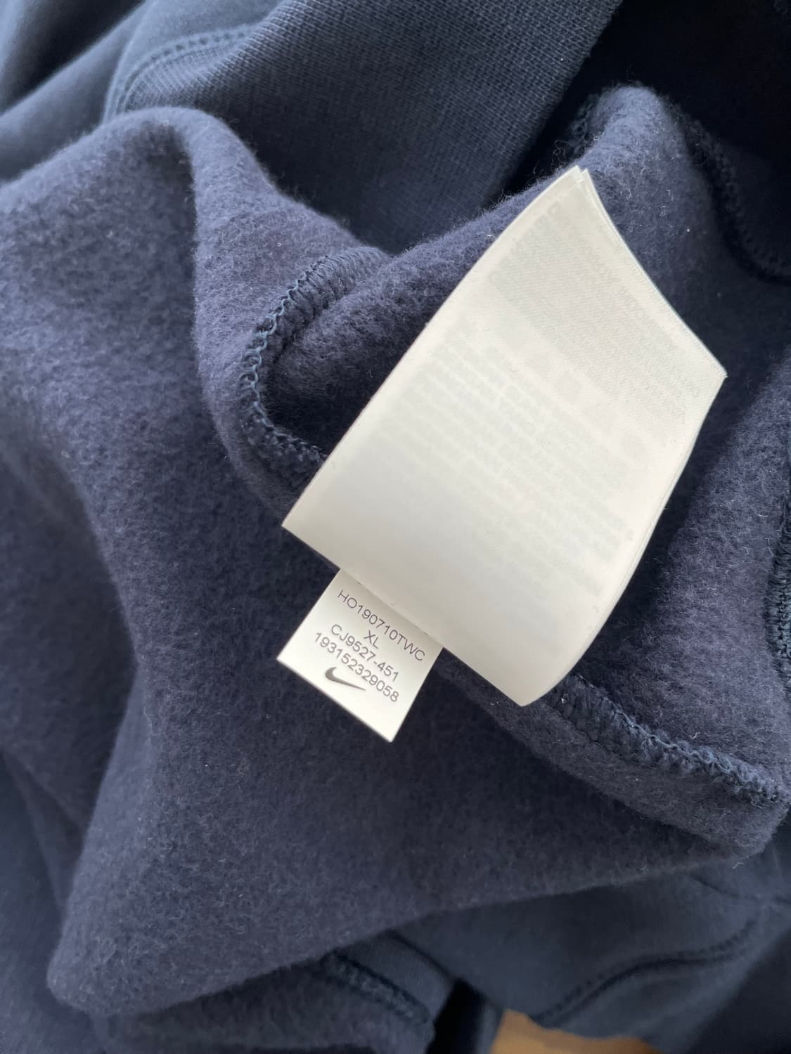 나이키 sb 노마드 하이브리드 후디 네이비 기모 후드티 상품이미지5