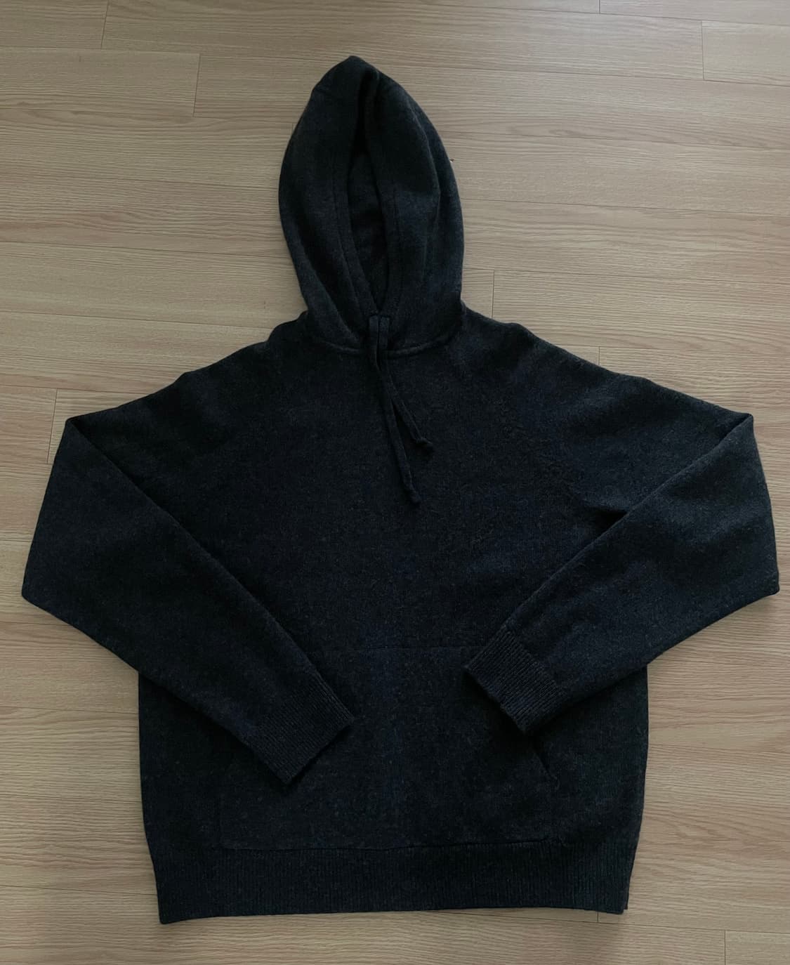 Cos 코스 차콜 울 후드 니트 L 상품이미지5