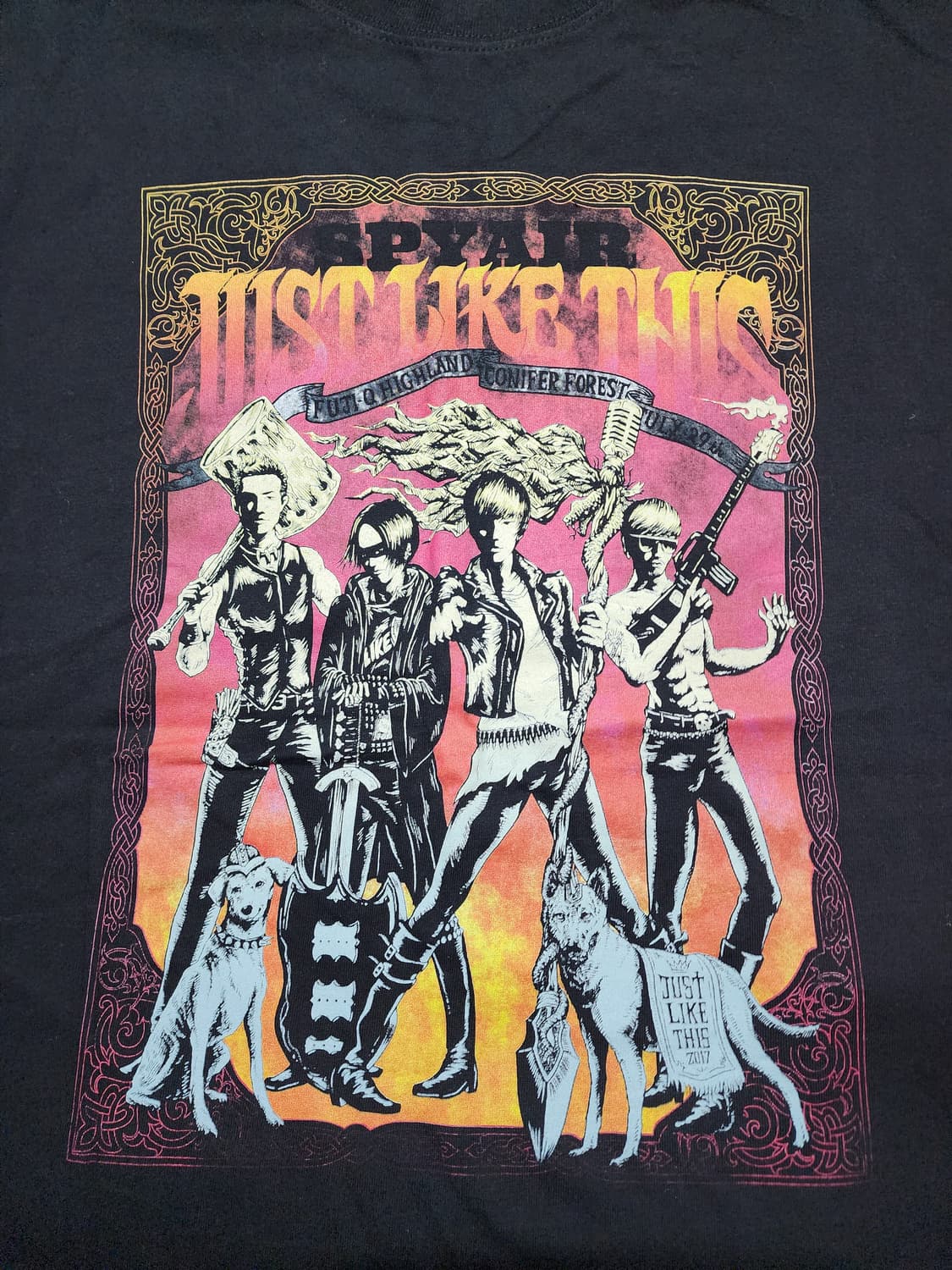 Spyair 스파이에어  저스트 라이크 디스 2017  반팔 티셔츠 상품이미지4