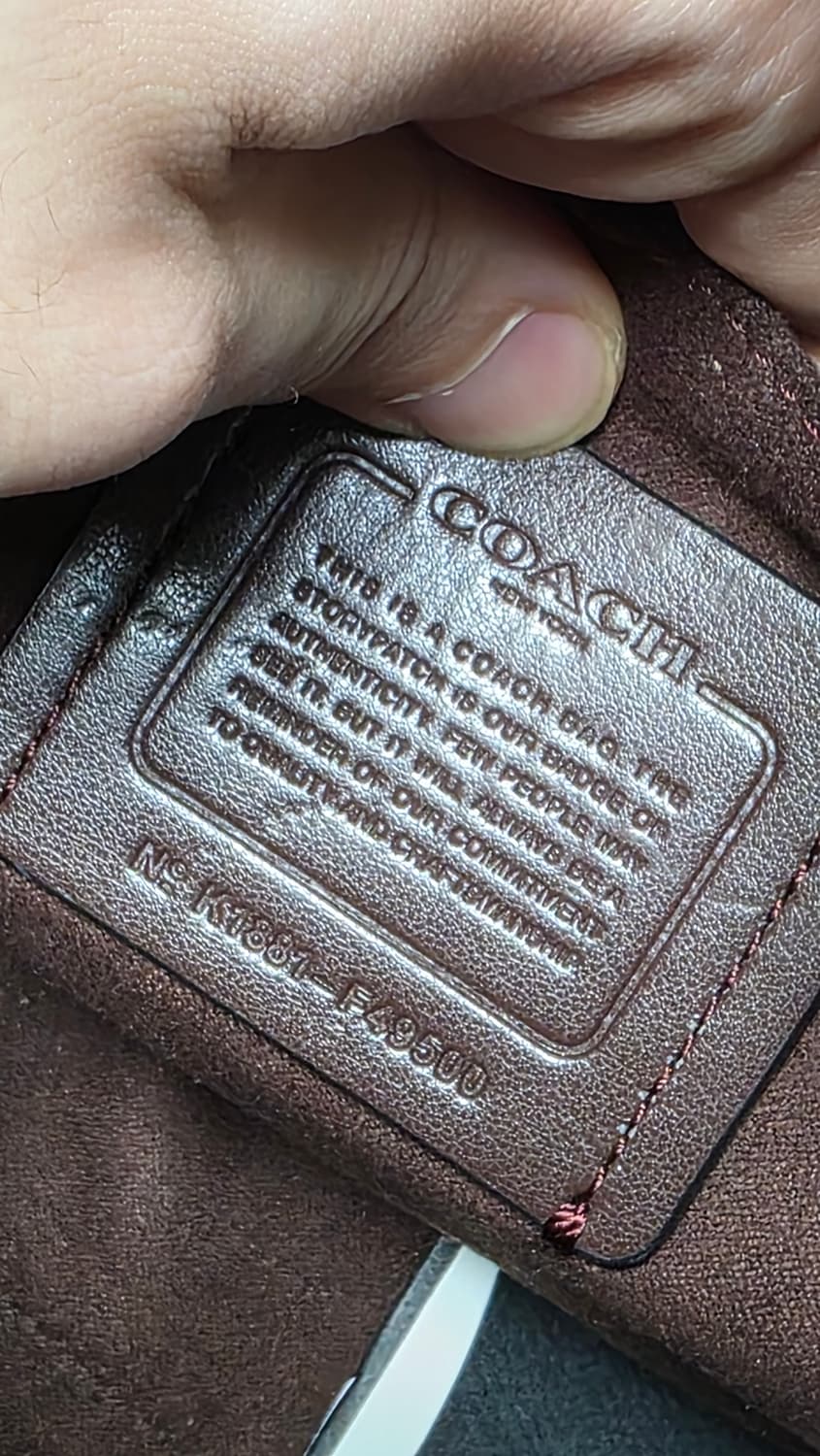 coach 레더 캐리올 사백 F49500 상품이미지7