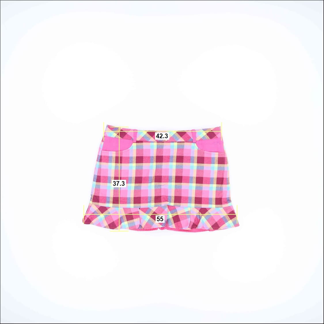 [76] 커터앤벅 골프 여성 체크 스커트 치마바지 1103HR1 상품이미지6