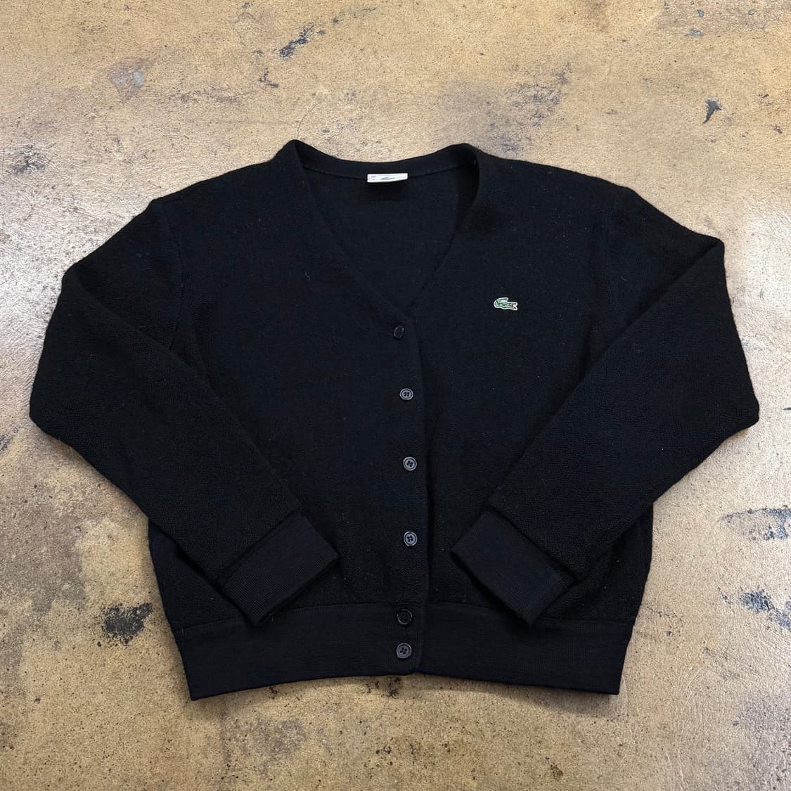 [정품/90] 라코스테 블랙 가디건 b14 상품이미지2