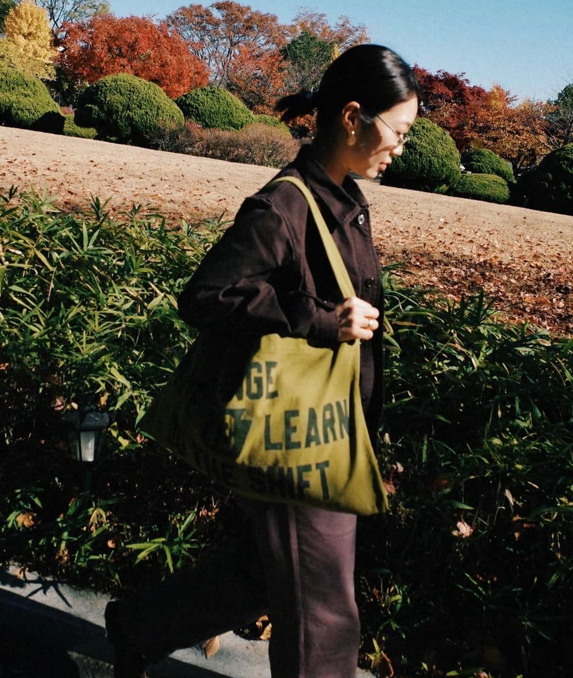 컬렉트 피시스 CML 메신저 백 올리브 그린 상품이미지2