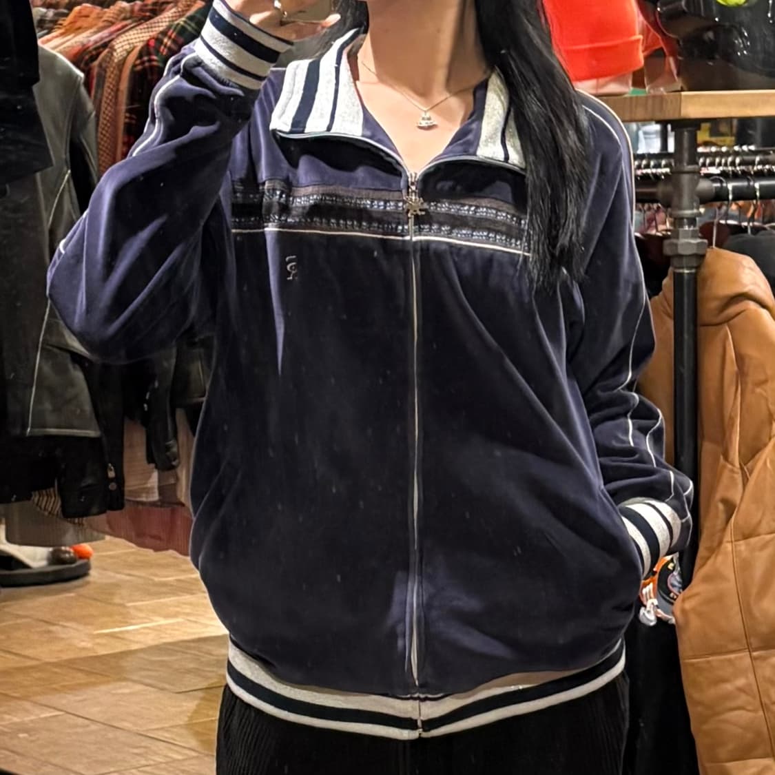 [HI] VTG 벨벳져지 딥인디고 상품이미지2