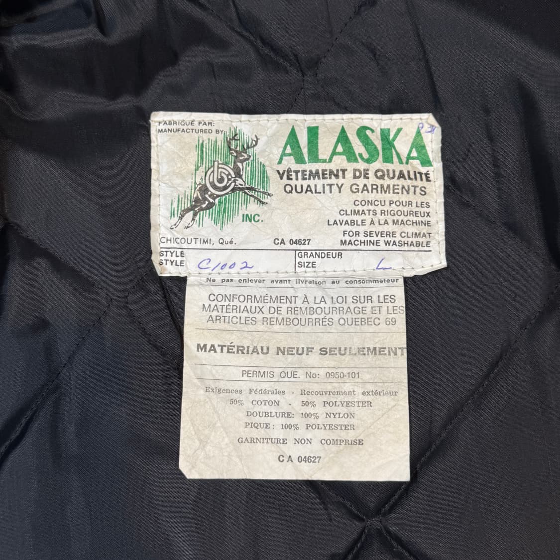 L) ALASKA 빈티지 스플릿 N2B 후드 워크 자켓 상품이미지8