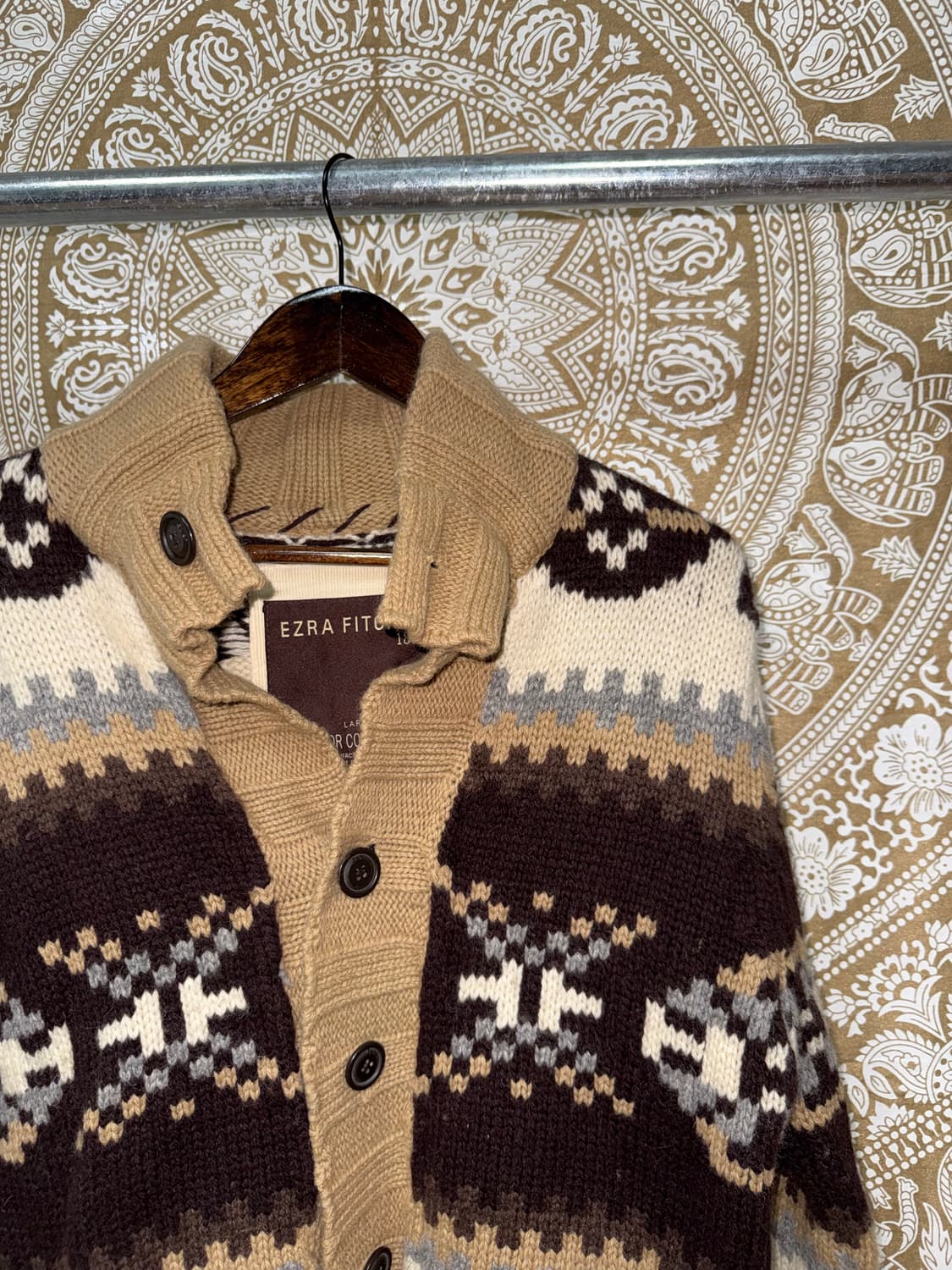 EZRA FITCH 에스닉 니트 가디건 상품이미지4