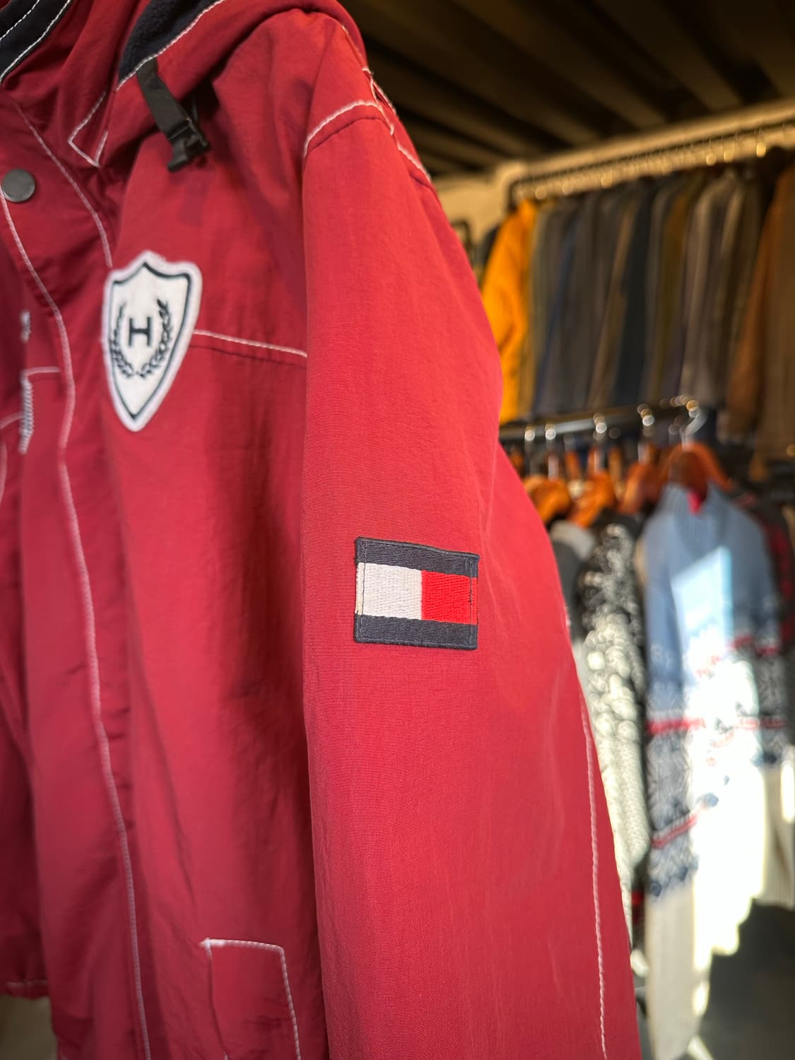 타미힐피거 올드스쿨 후리스 라이닝 트랙 자켓 상품이미지5