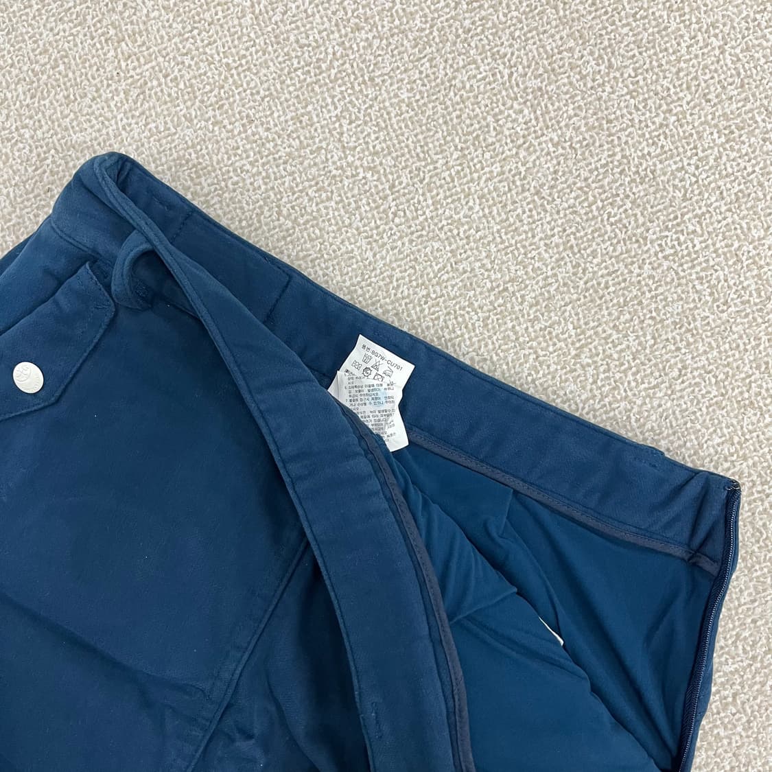 [64] 새상품 까스텔바작 골프 여성 기모 치마 바지 0105M1 상품이미지2