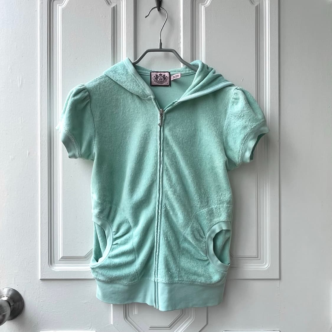 Juicy couture 쥬시꾸뛰르 타올 후드집업 민트 mint 상품이미지3