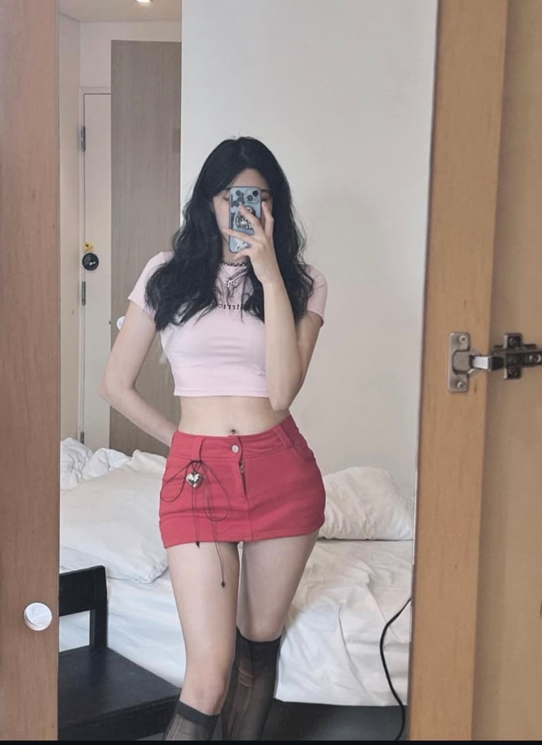 Mysterious hotel top skirt set 상품이미지1