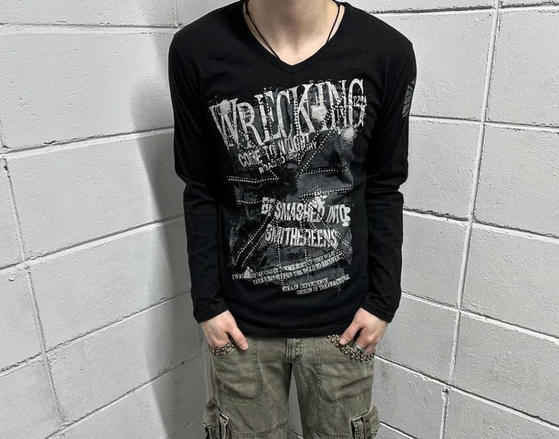 Wreckin punk printing sleeves 상품이미지3