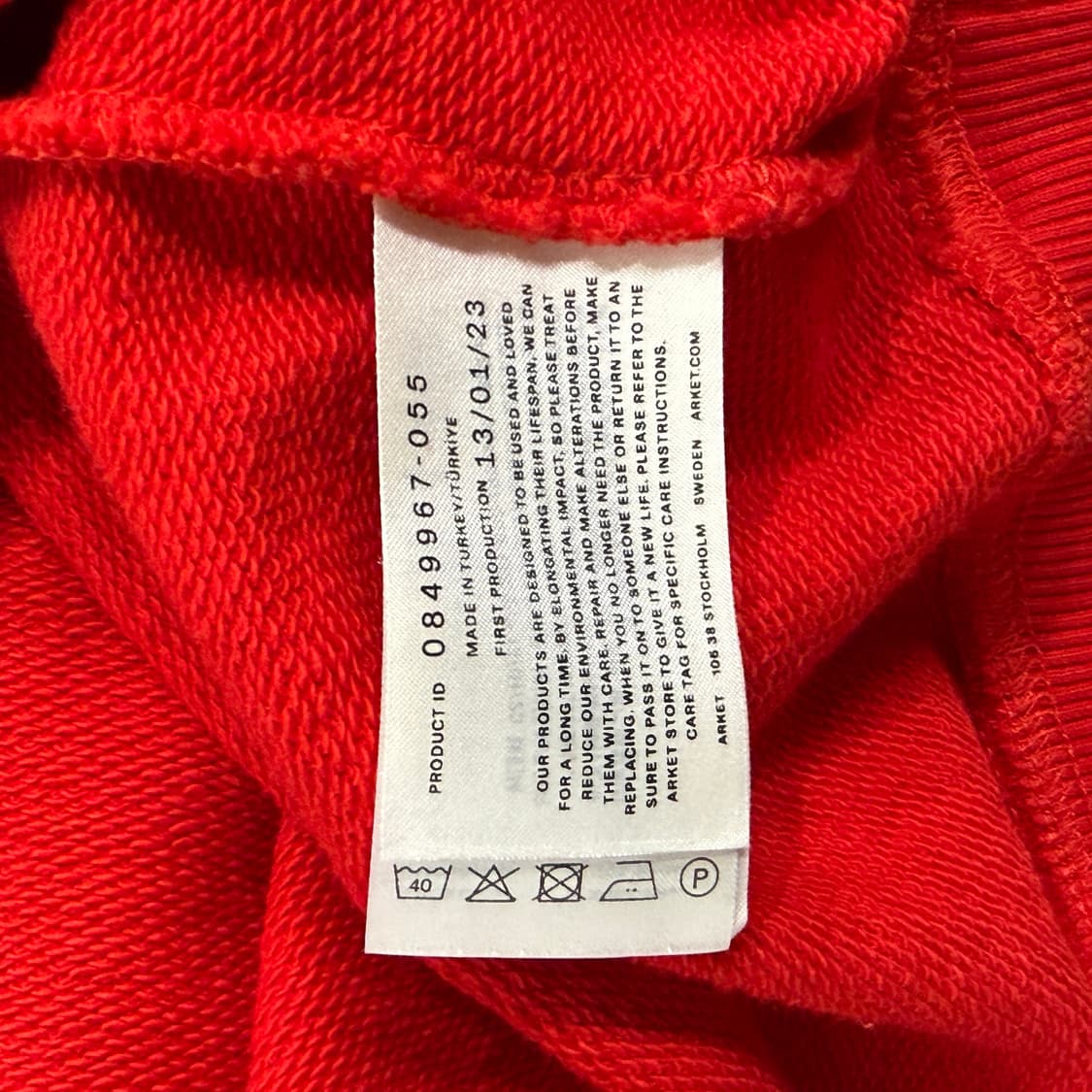 [M] ARKET 아르켓 래글런 맨투맨 상품이미지6