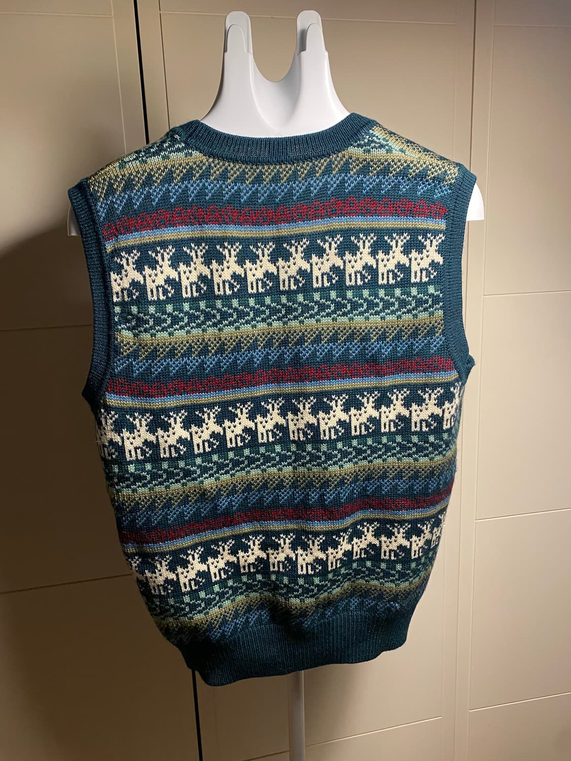 카리나 패턴 니트 조끼 상품이미지6