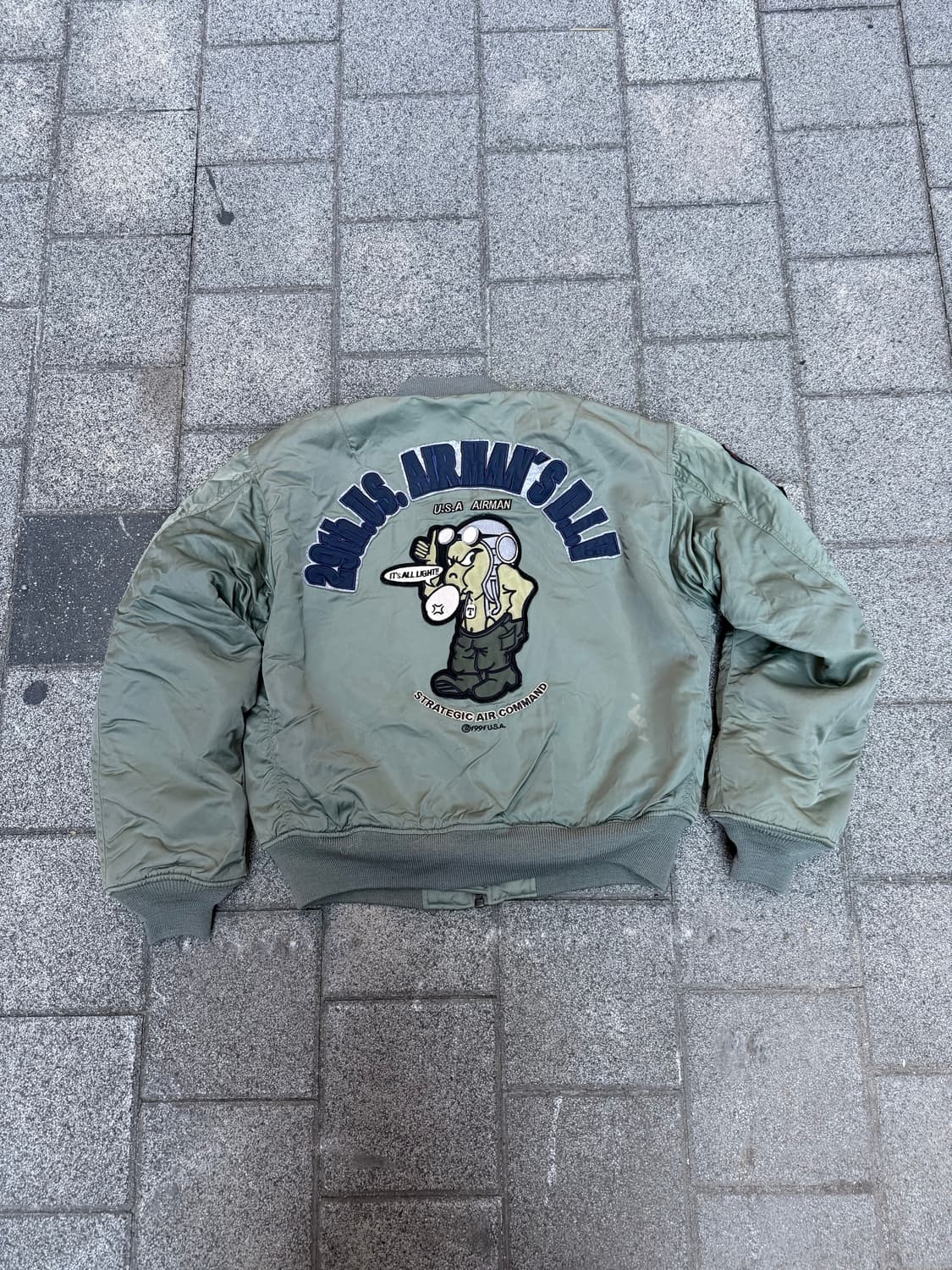 00sUSA 자수패치 항공점퍼 MA - I 상품이미지6