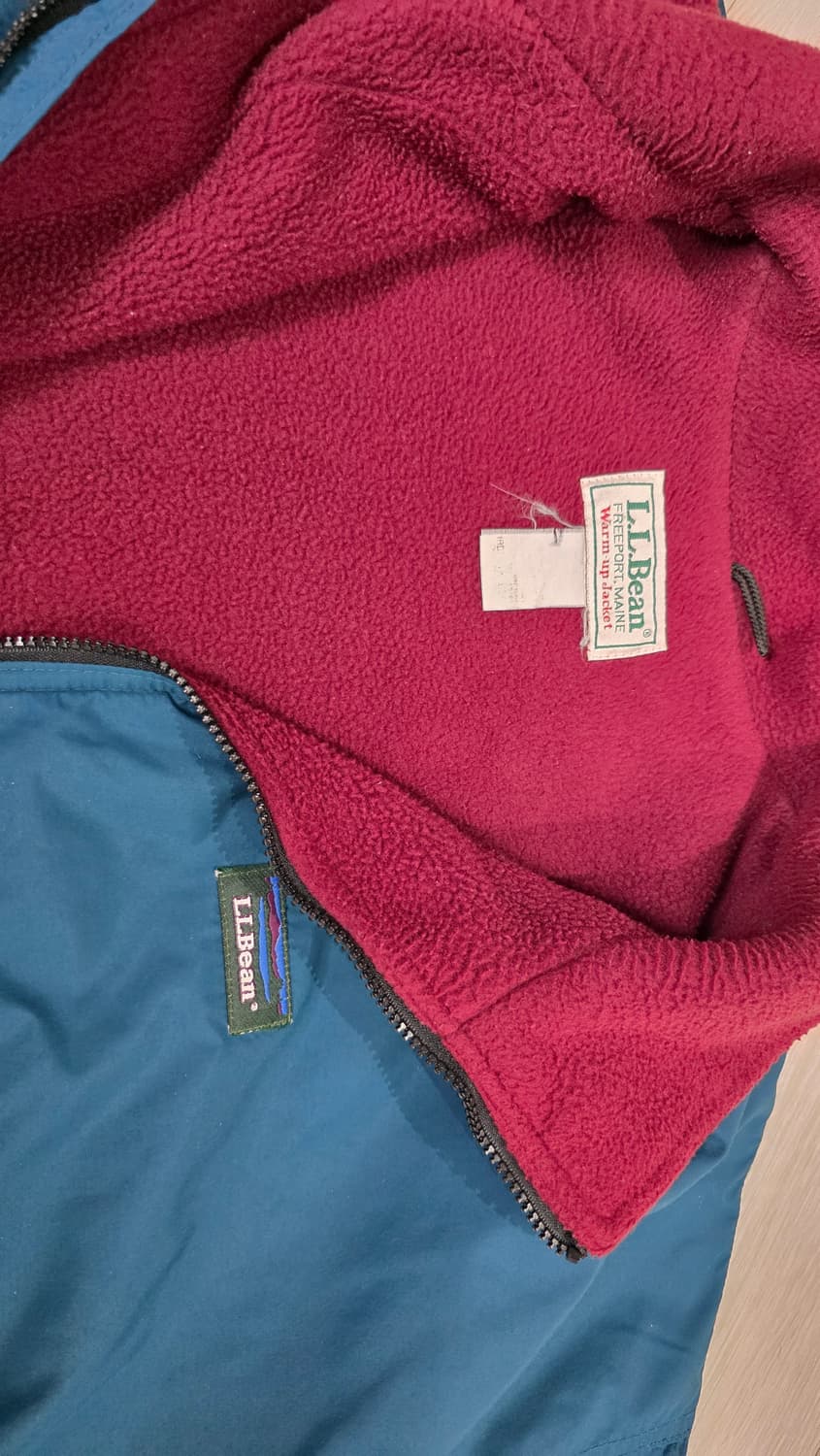 L.L.Bean 빈티지 Warm-up Jacket made in USA 상품이미지4