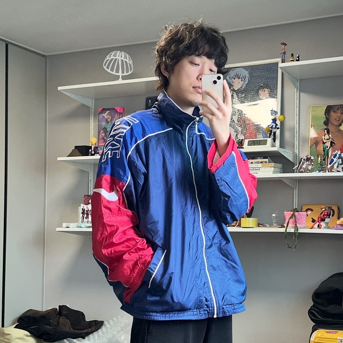 90s 빈티지 올드 나이키 나일론 윈드 브레이커 바람막이 상품이미지4