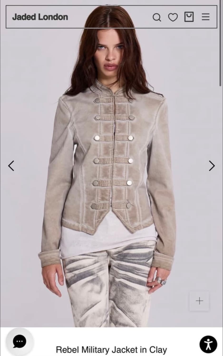 Jaded London Rebel Military Jacket  상품이미지1