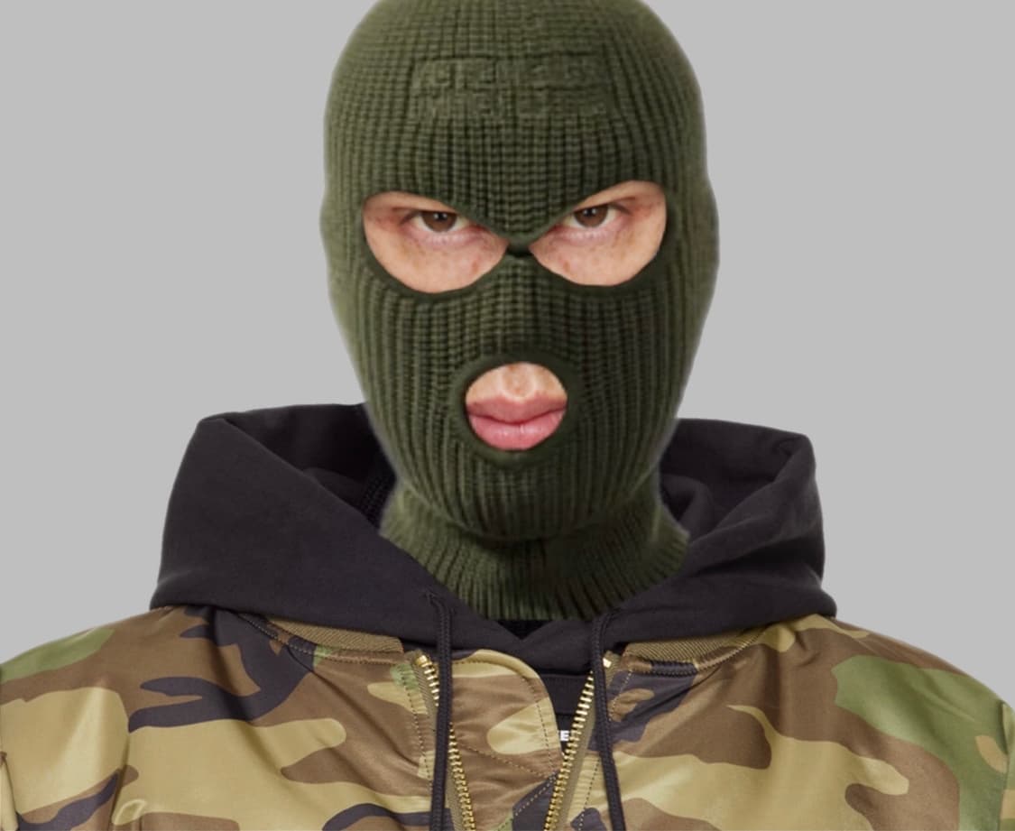 ( 레어) 베트멍 25ss 리미티드 에디션 바라클라바 상품이미지1